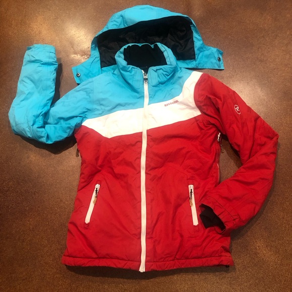 Rossignol Jackets & Blazers - Rossignol Color Blocked Hooded Ski Woman’s Jacket Sz S